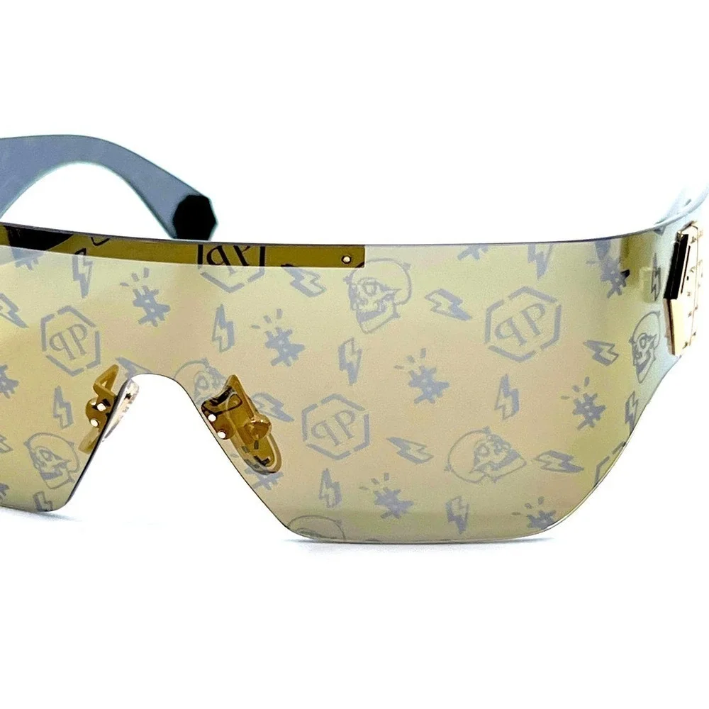 NEW!!! PHILIPP PLEIN Sunglasses Plein Hero SPP029 Col.300L Authentic